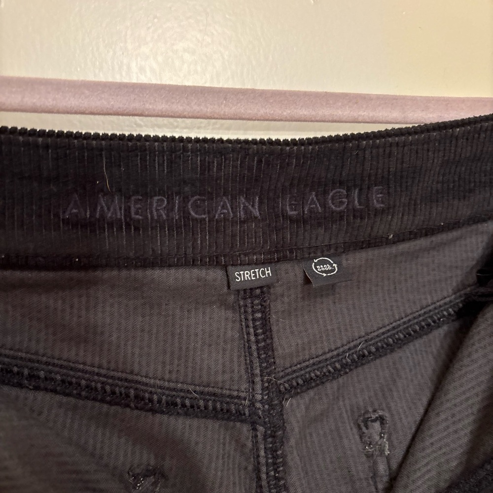 American Eagle Curvy Super High Rise Baggy Wide Leg corduroy pants - Picture 4 of 6